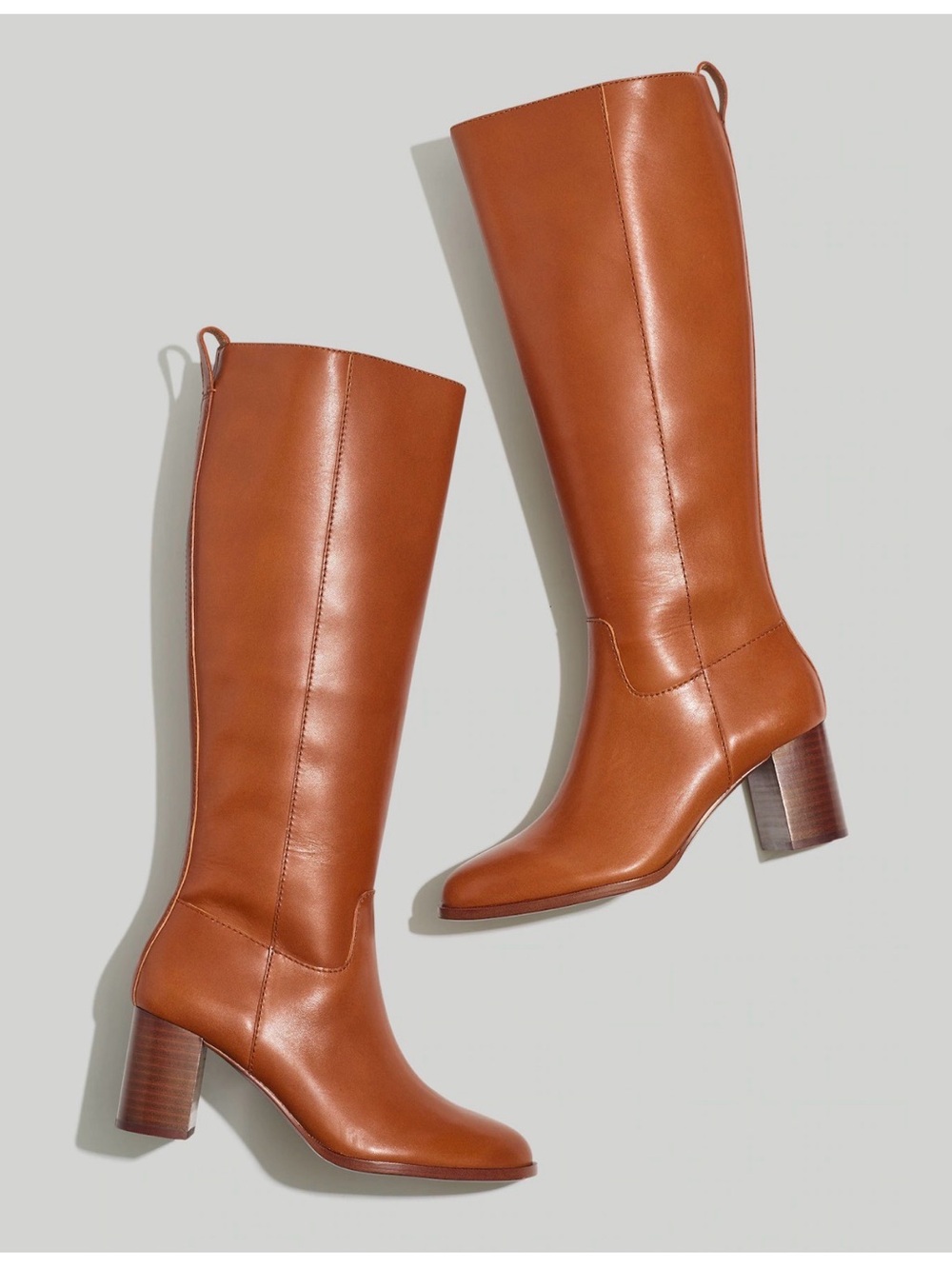 Madewell Selina Tall Boot, Dried Maple, Size 9 1/2, Good Condition